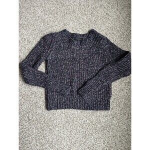 Women's Banana Republic Navy/Pink Knit Sweater, Size Small